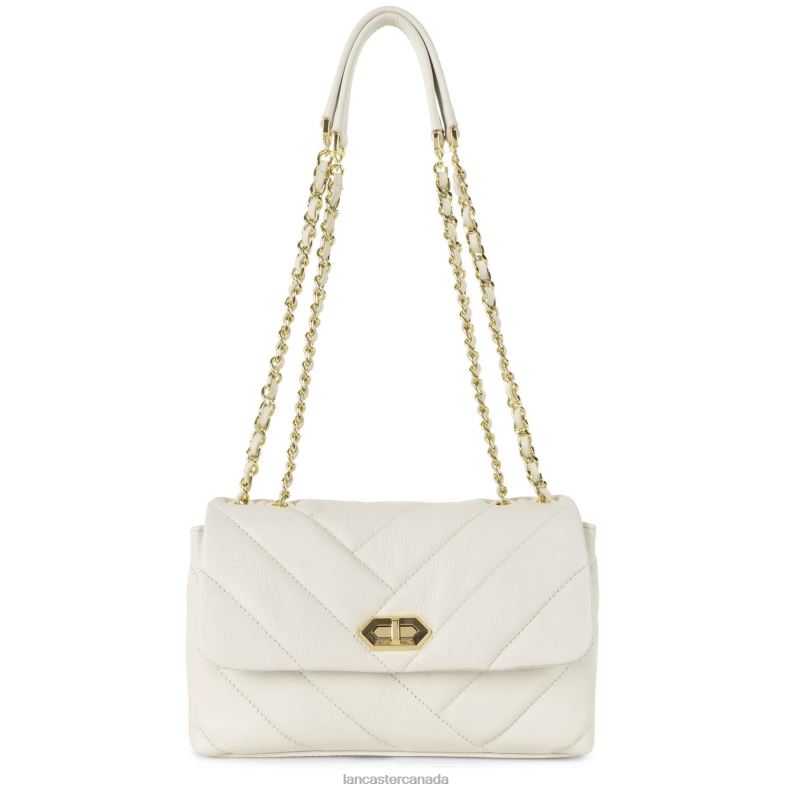 Women M Crossbody Bag Soft Matelasse 4J6H2140 Bag Ecru Lancaster Paris