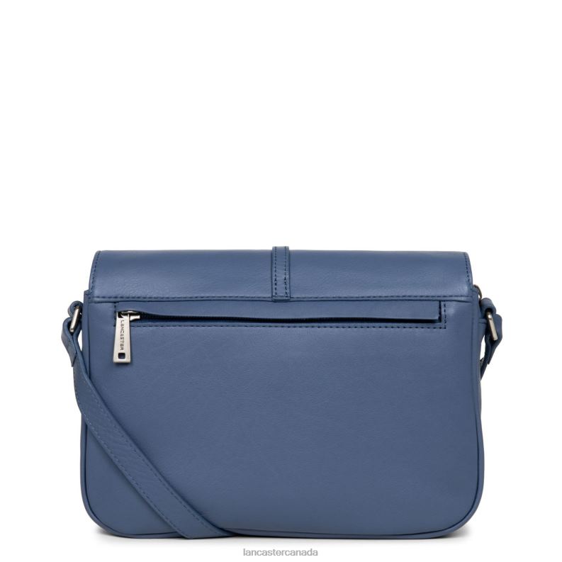Women M Crossbody Bag Soft Vintage Nova 4J6H2292 Bag Bleu Saphir Croco Lancaster Paris