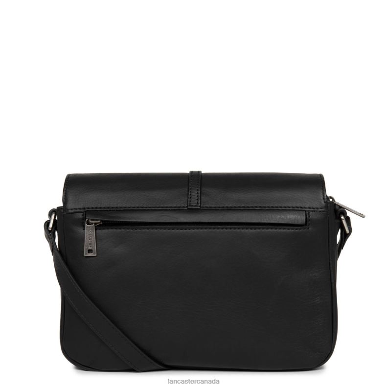 Women M Crossbody Bag Soft Vintage Nova 4J6H2293 Bag Noir Croco Lancaster Paris