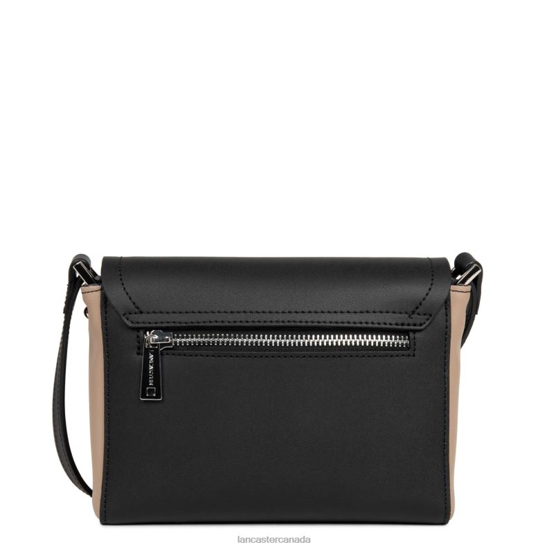 Women Small Crossbody Bag City Mae 4J6H2241 Bag Noir-Nude Lancaster Paris