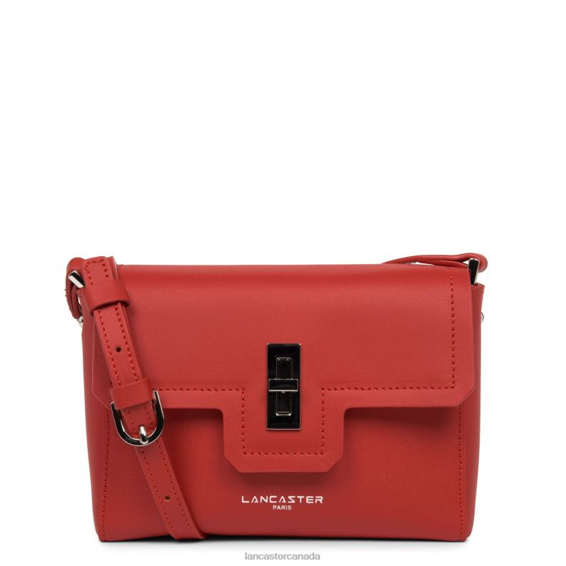 Women Small Crossbody Bag City Mae 4J6H2243 Bag Rouge Lancaster Paris