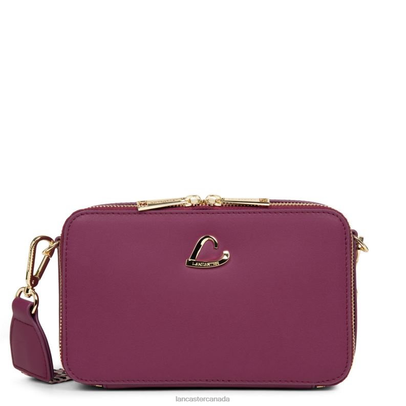 Women Small Crossbody Bag City Philos 4J6H1657 Bag Orchidee Lancaster Paris