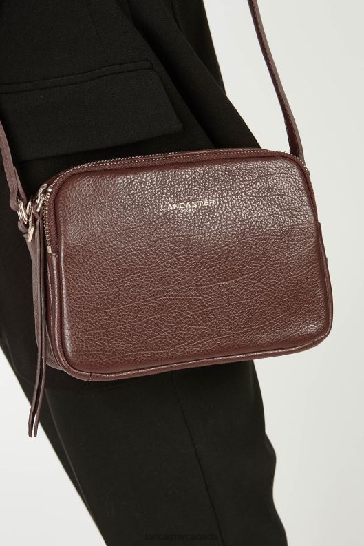 Women Small Crossbody Bag Dune 4J6H1719 Bag Chataigne Lancaster Paris