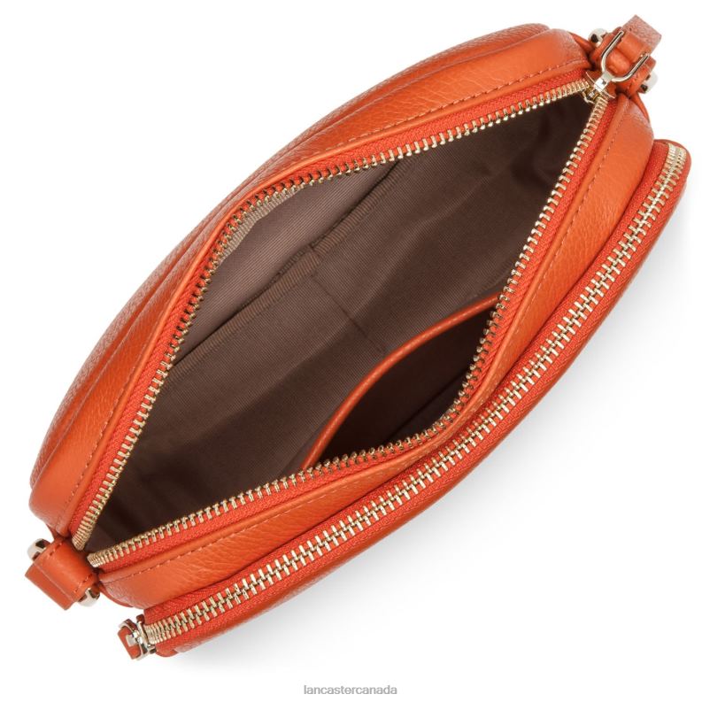 Women Small Crossbody Bag Dune 4J6H1724 Bag Orange Lancaster Paris
