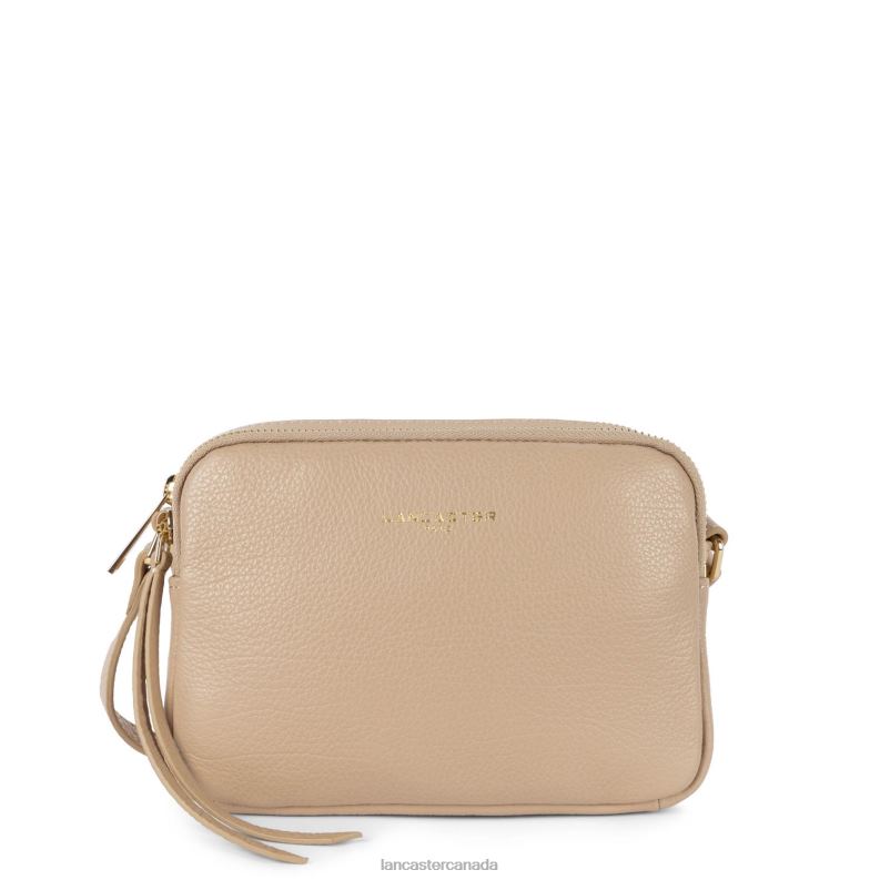 Women Small Crossbody Bag Dune 4J6H1728 Bag Beige Fonce Lancaster Paris