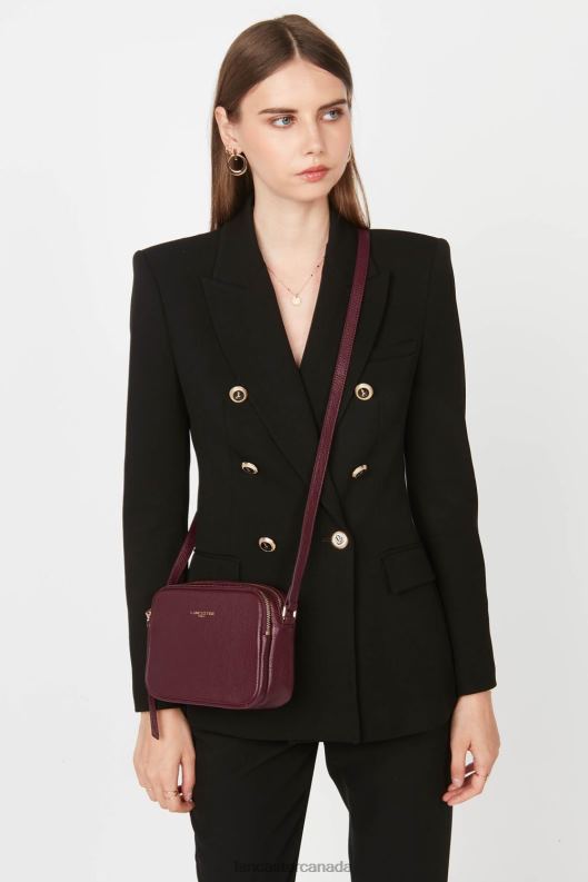 Women Small Crossbody Bag Dune 4J6H1729 Bag Pourpre Lancaster Paris