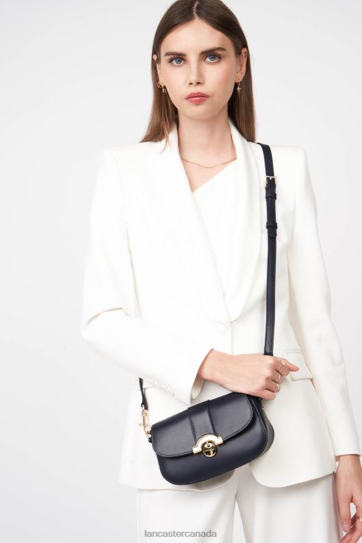 Women Small Crossbody Bag Fashion Medaille 4J6H1458 Bag Bleu Fonce Lancaster Paris