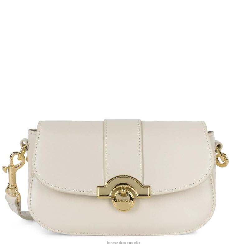 Women Small Crossbody Bag Fashion Medaille 4J6H1462 Bag Ecru Lancaster Paris