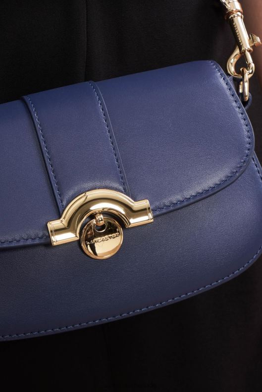 Women Small Crossbody Bag Fashion Medaille 4J6H1464 Bag Bleu Roi Lancaster Paris