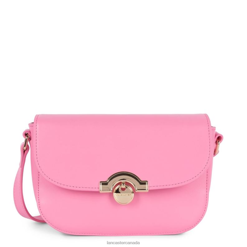 Women Small Crossbody Bag Fashion Medaille 4J6H1487 Bag Rose Lancaster Paris
