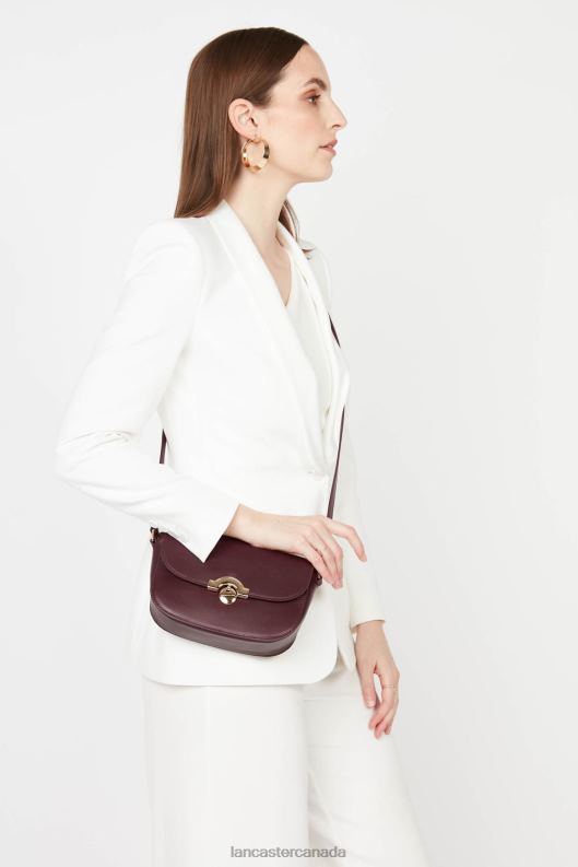 Women Small Crossbody Bag Fashion Medaille 4J6H1491 Bag Bordeaux Lancaster Paris