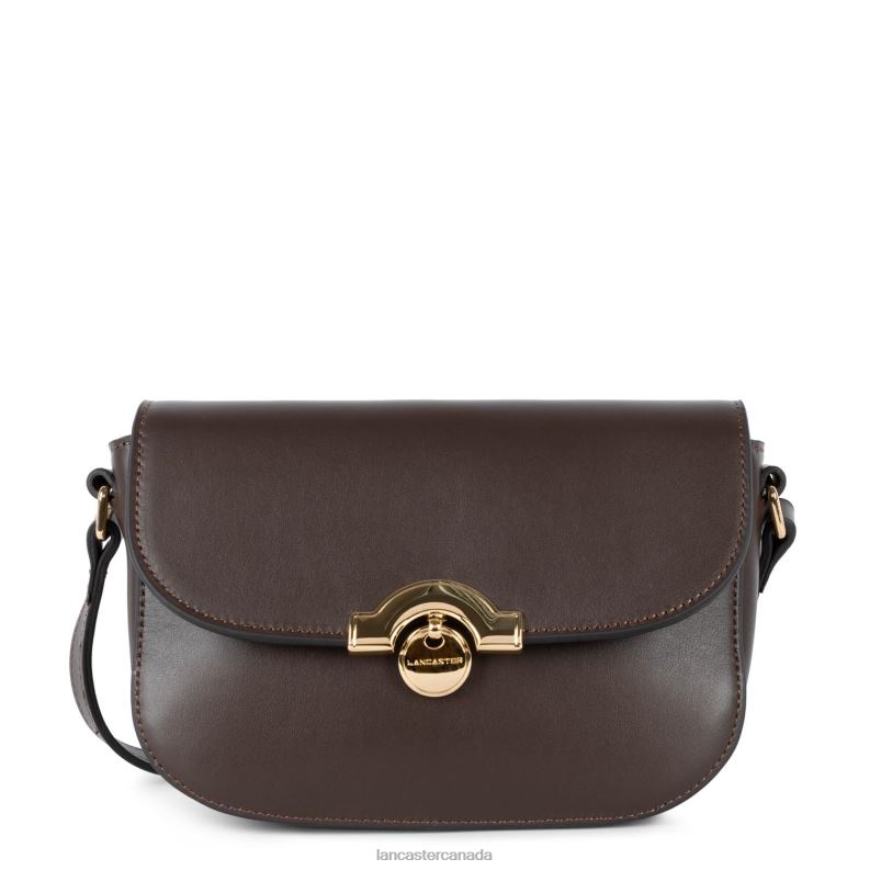 Women Small Crossbody Bag Fashion Medaille 4J6H1498 Bag Marron Lancaster Paris