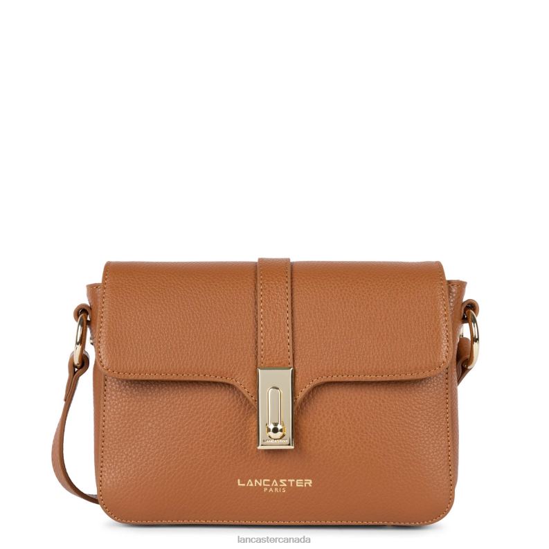 Women Small Crossbody Bag Foulonne Milano 4J6H1344 Bag Caramel Lancaster Paris