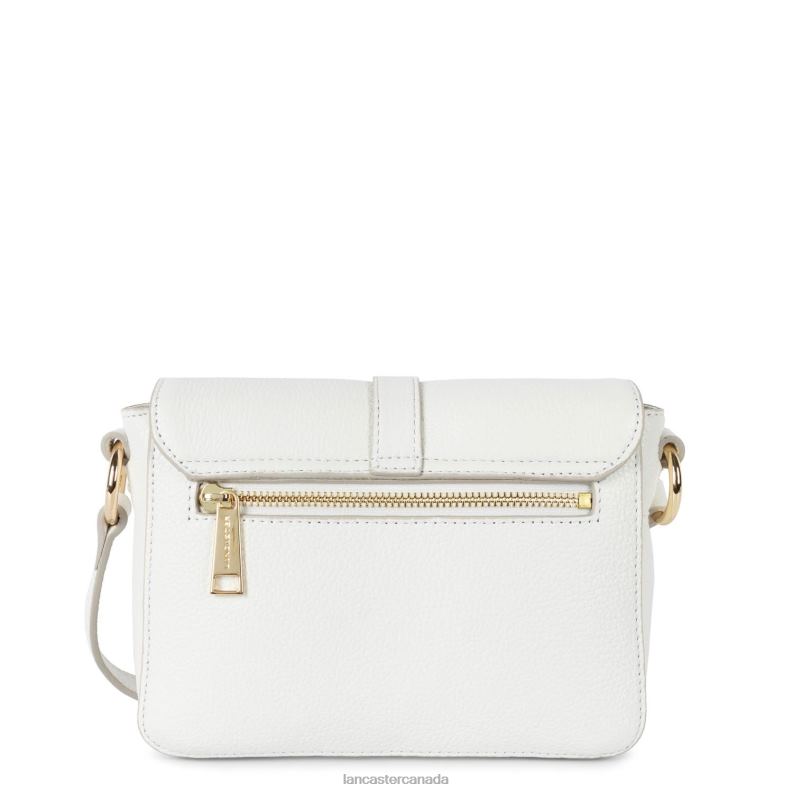 Women Small Crossbody Bag Foulonne Milano 4J6H1345 Bag Blanc Casse Lancaster Paris