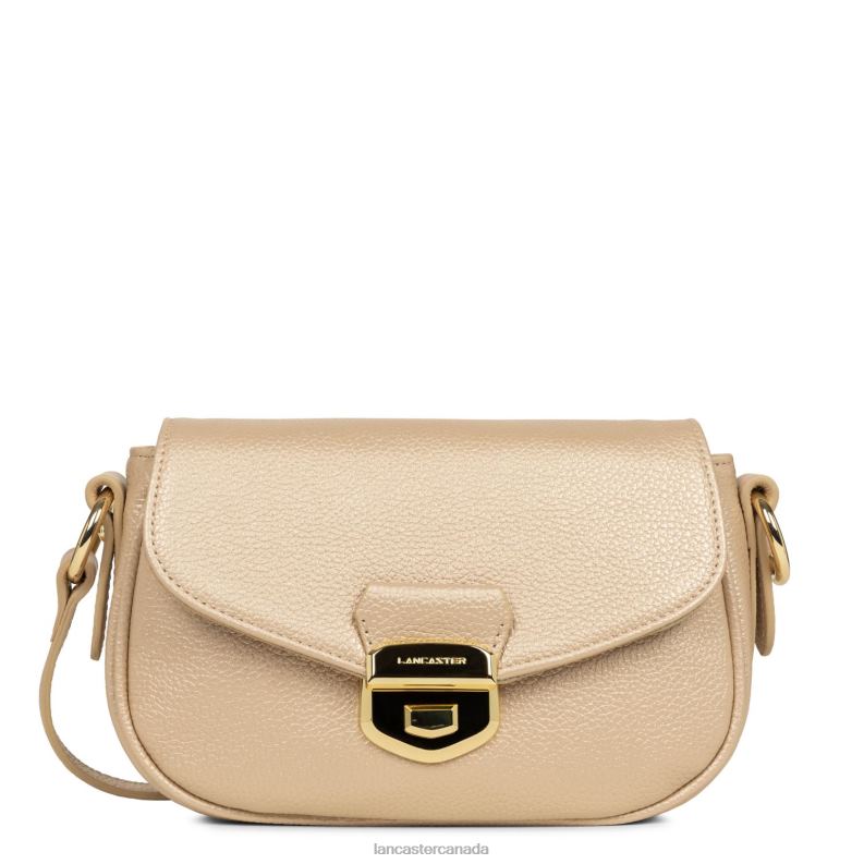 Women Small Crossbody Bag Foulonne Milano 4J6H1408 Bag Champagne Lancaster Paris