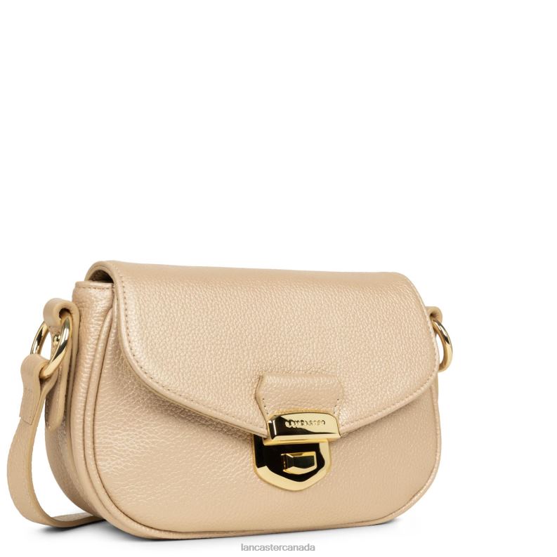Women Small Crossbody Bag Foulonne Milano 4J6H1408 Bag Champagne Lancaster Paris