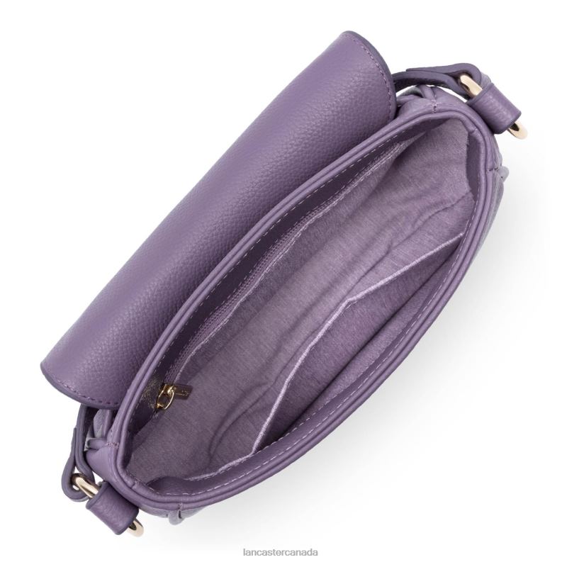 Women Small Crossbody Bag Foulonne Milano 4J6H1415 Bag Mauve Fonce Lancaster Paris
