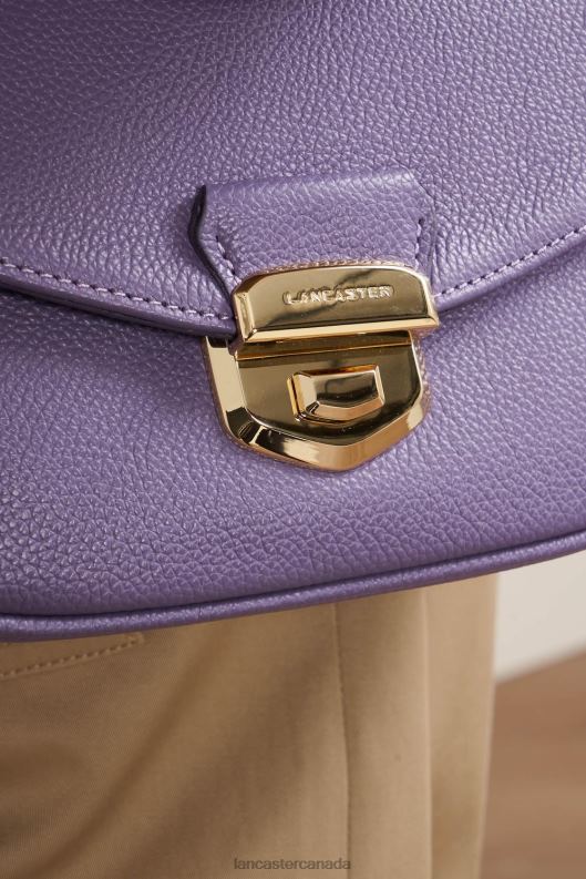 Women Small Crossbody Bag Foulonne Milano 4J6H1415 Bag Mauve Fonce Lancaster Paris