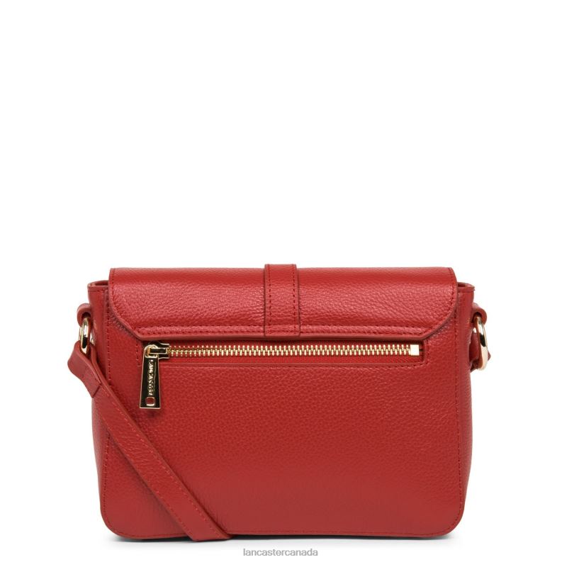 Women Small Crossbody Bag Foulonne Milano New 4J6H1319 Bag Rouge Lancaster Paris
