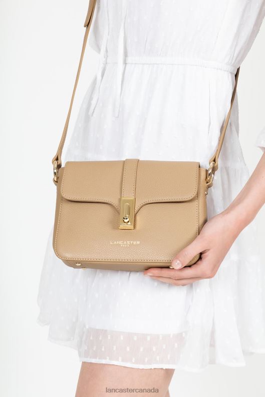 Women Small Crossbody Bag Foulonne Milano New 4J6H1328 Bag Nude Lancaster Paris
