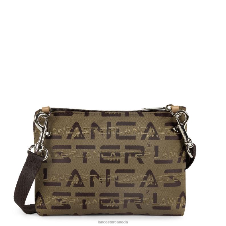 Women Small Crossbody Bag Logo Kba 4J6H1954 Bag Marron-Naturel-Jade Lancaster Paris