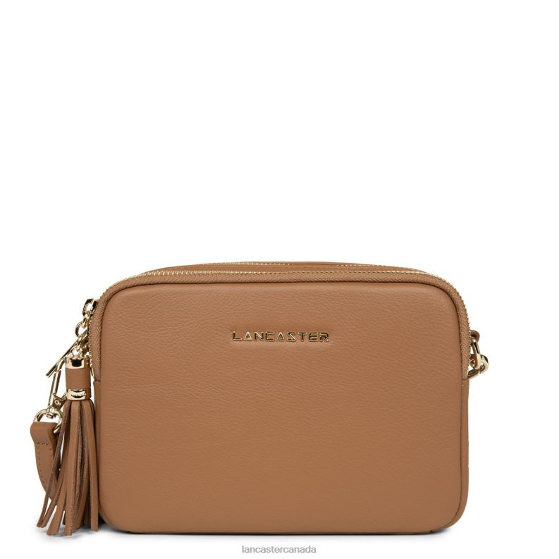 Women Small Crossbody Bag Mademoiselle Ana 4J6H1982 Bag Camel Lancaster Paris