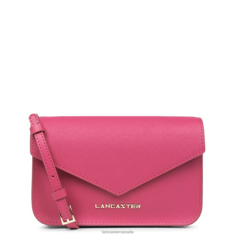 Women Small Crossbody Bag Saffiano Signature 4J6H106 Bag Fuxia Lancaster Paris