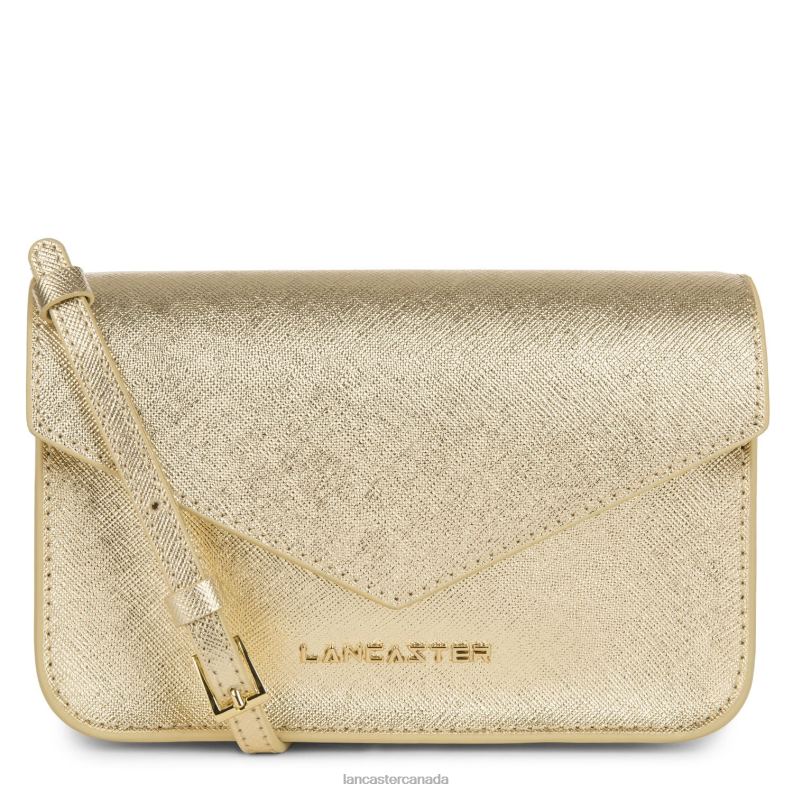 Women Small Crossbody Bag Saffiano Signature 4J6H108 Bag Or Lancaster Paris