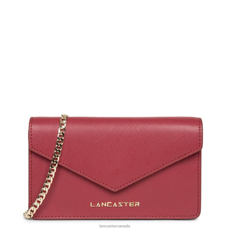 Women Small Crossbody Bag Saffiano Signature 4J6H131 Bag Framboise Lancaster Paris