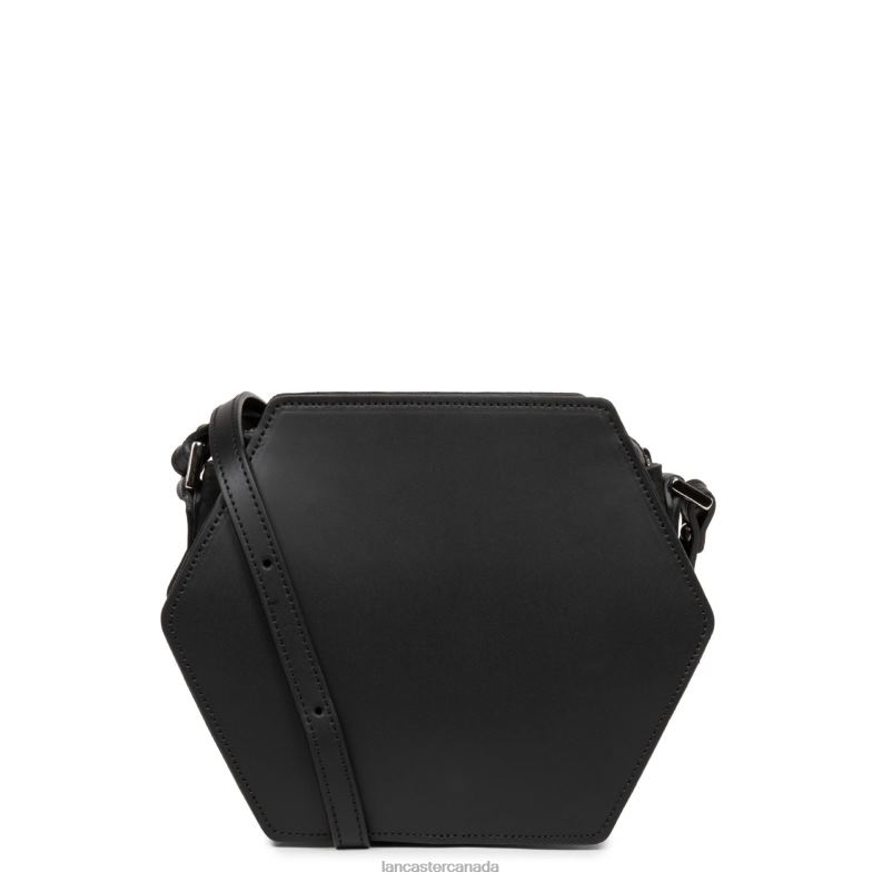 Women Small Crossbody Bag Smooth Ruche 4J6H2191 Bag Noir Lancaster Paris