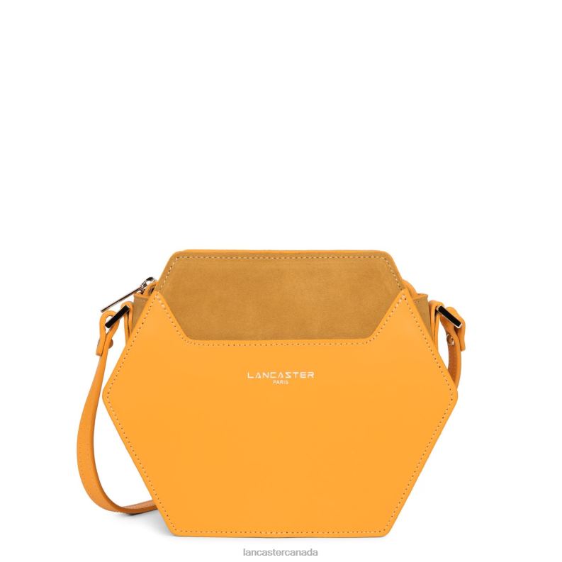 Women Small Crossbody Bag Smooth Ruche 4J6H2200 Bag Safran Lancaster Paris