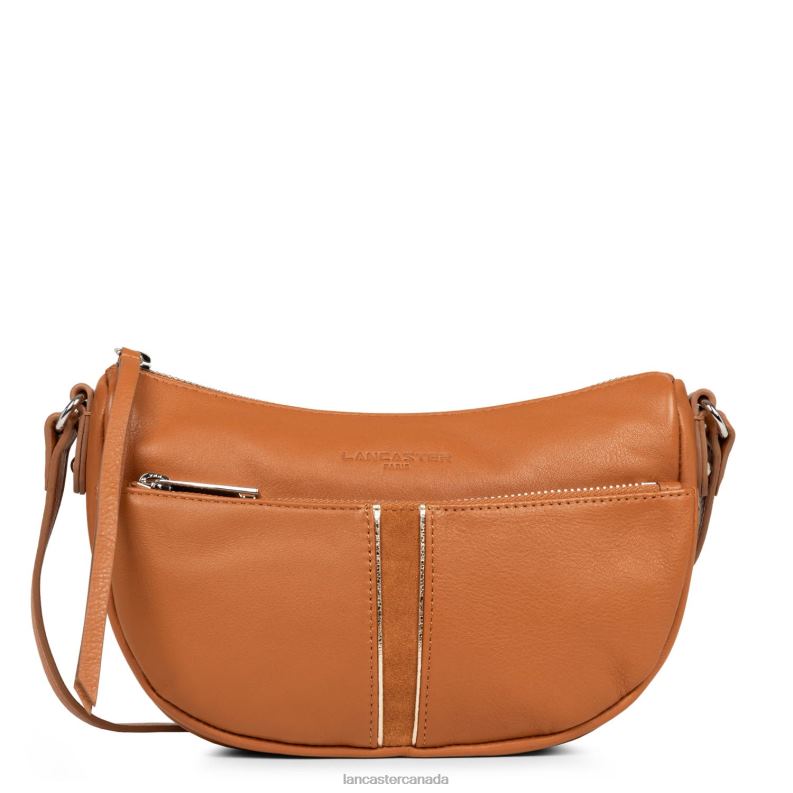 Women Small Crossbody Bag Soft Melody 4J6H1957 Bag Miel Lancaster Paris