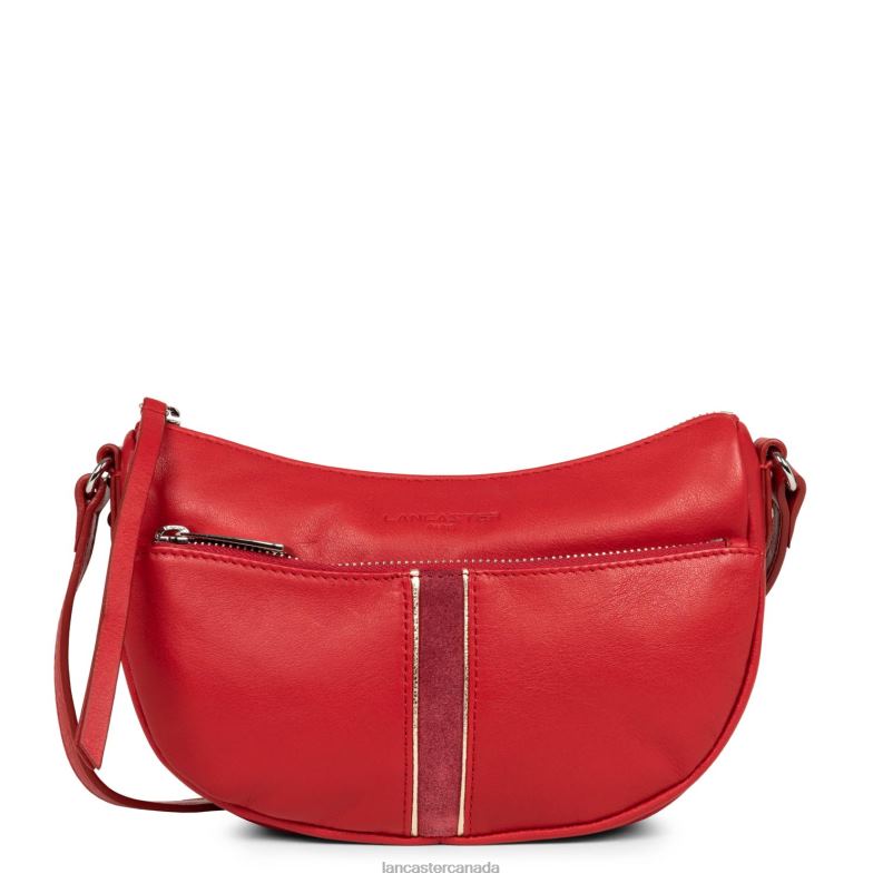 Women Small Crossbody Bag Soft Melody 4J6H1960 Bag Rouge Lancaster Paris