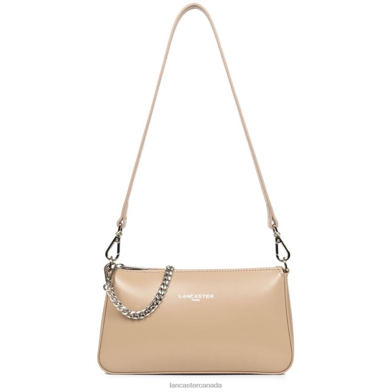 Women Small Crossbody Bag Suave Even 4J6H1621 Bag Nude Lancaster Paris