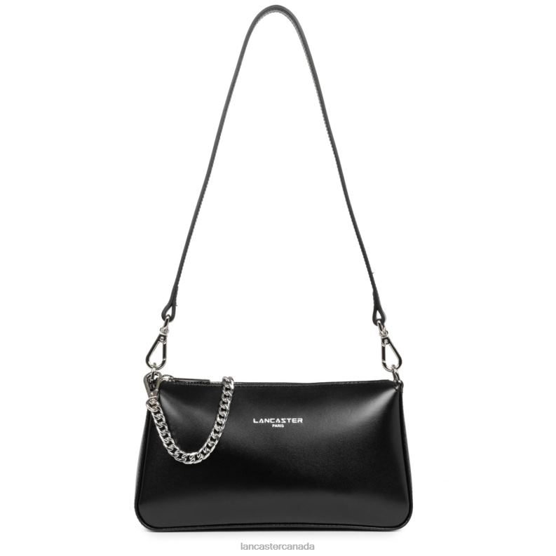 Women Small Crossbody Bag Suave Even 4J6H1627 Bag Noir Lancaster Paris