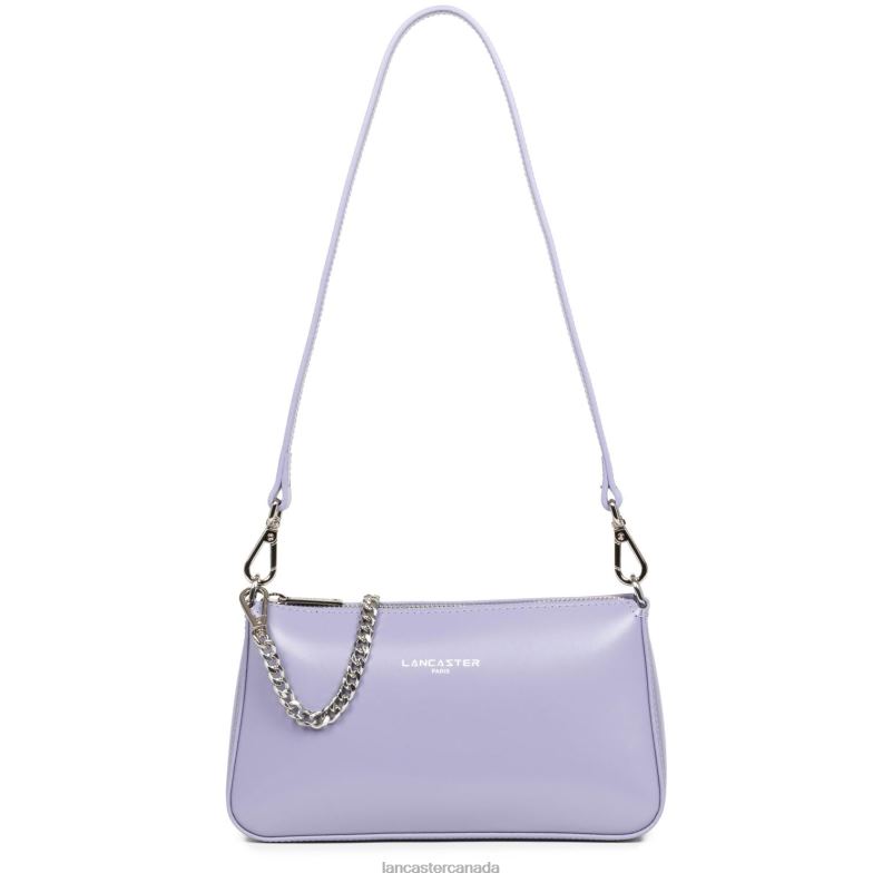 Women Small Crossbody Bag Suave Even 4J6H1635 Bag Mauve Lancaster Paris