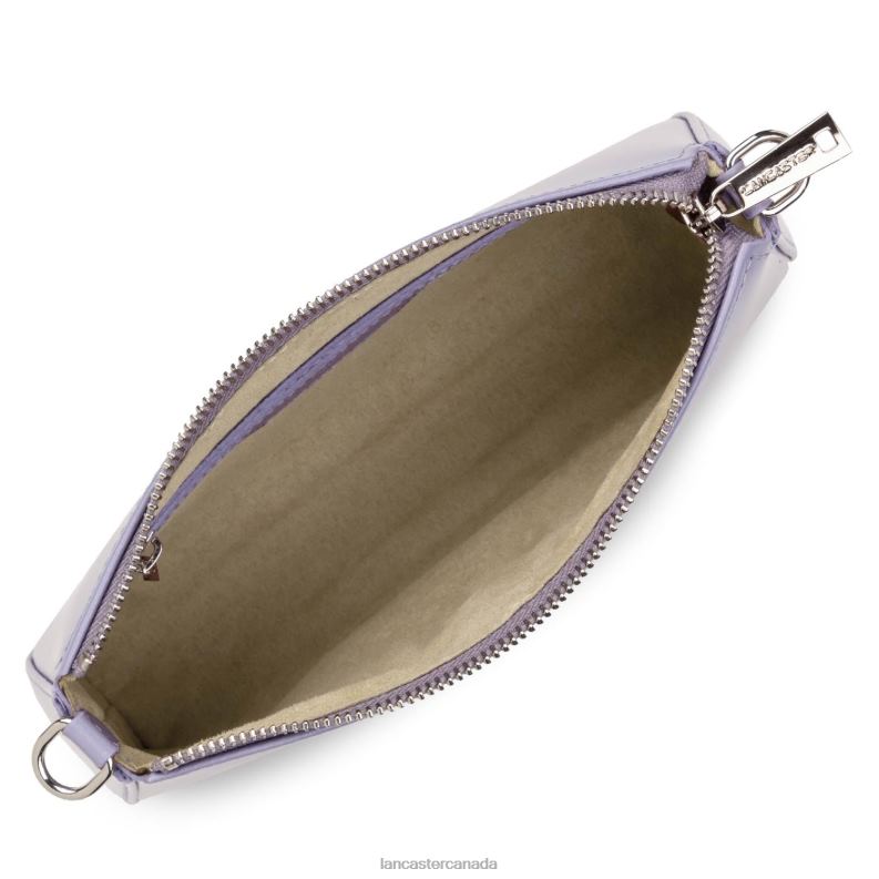 Women Small Crossbody Bag Suave Even 4J6H1635 Bag Mauve Lancaster Paris