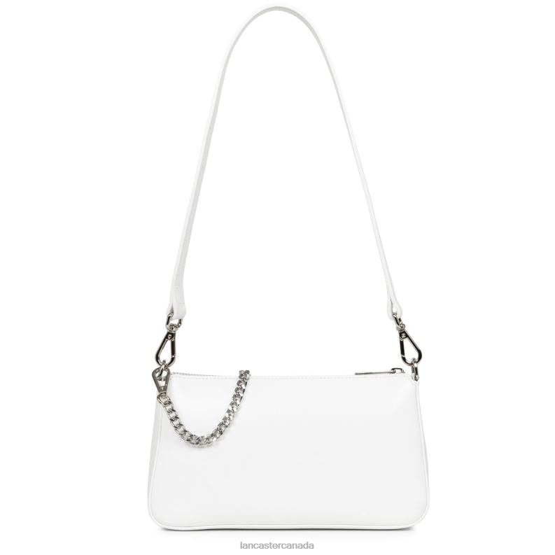 Women Small Crossbody Bag Suave Even 4J6H1638 Bag Blanc Lancaster Paris