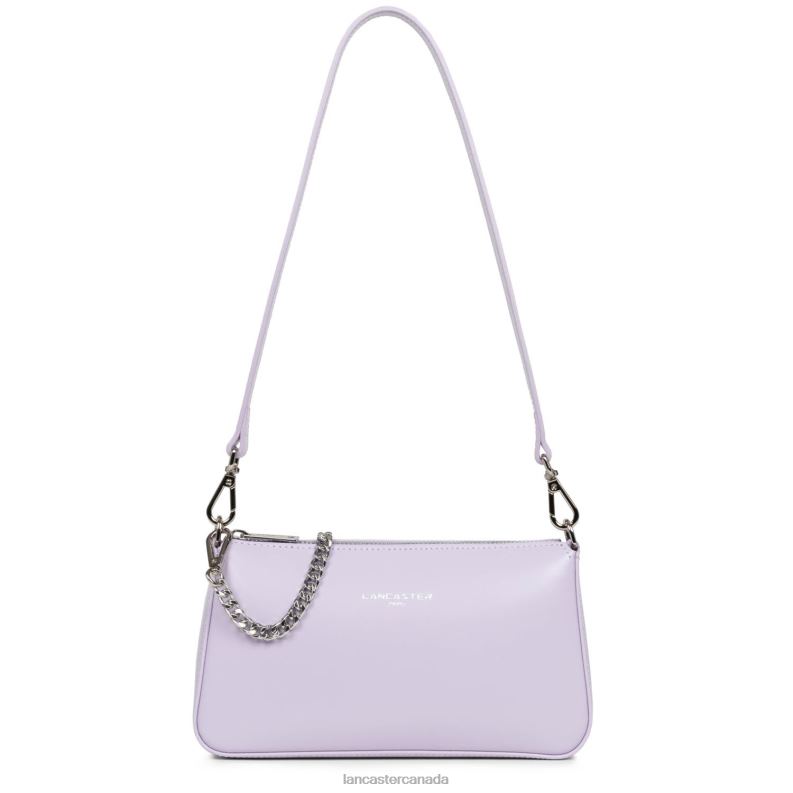 Women Small Crossbody Bag Suave Even 4J6H1639 Bag Lilas Lancaster Paris