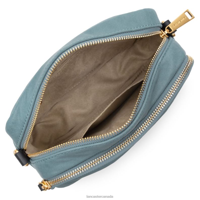 Women Small Crossbody Bag Wild Matelasse 4J6H2010 Bag Bleu Cendre Lancaster Paris