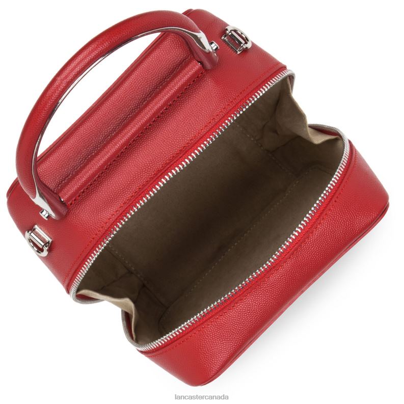 Women Box Bag Exotic Bonnie 4J6H3568 Bag Rouge Lancaster Paris
