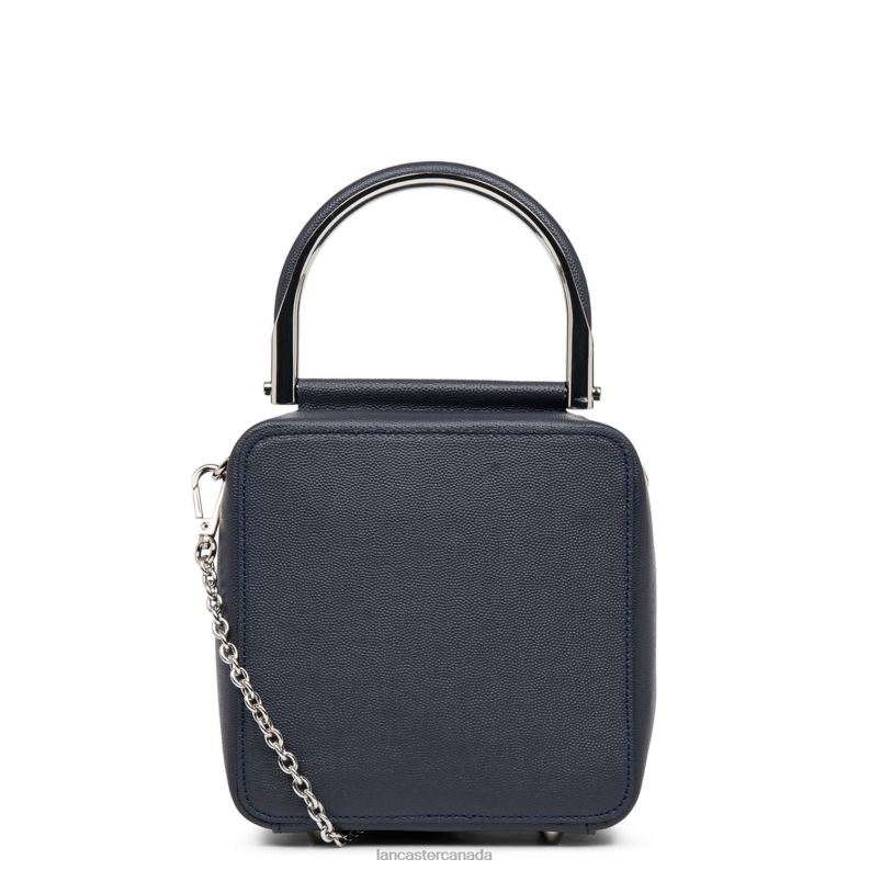 Women Box Bag Exotic Bonnie 4J6H3572 Bag Bleu Fonce Lancaster Paris