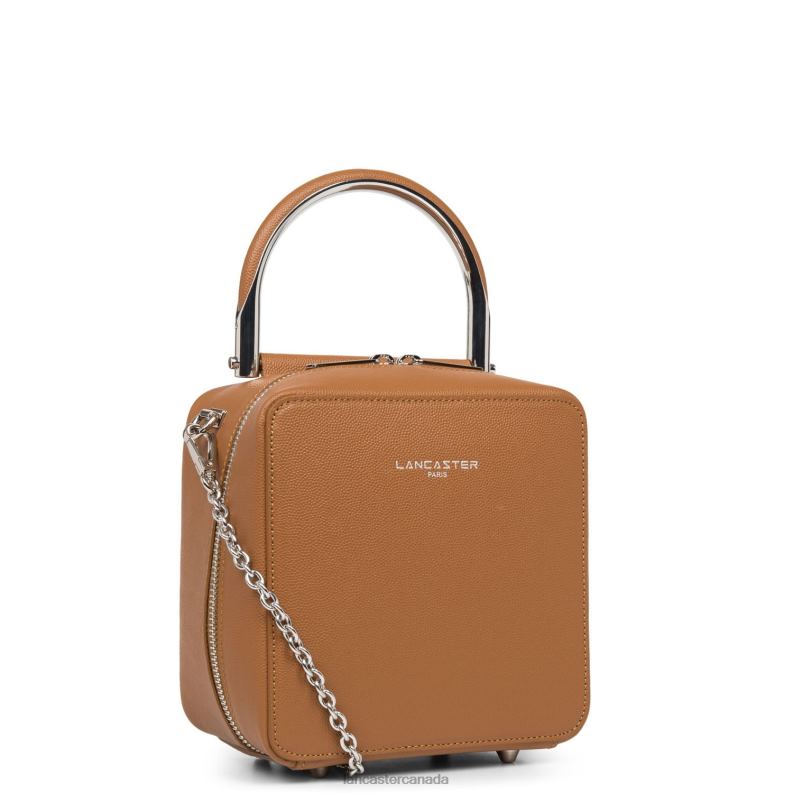 Women Box Bag Exotic Bonnie 4J6H3573 Bag Camel Lancaster Paris