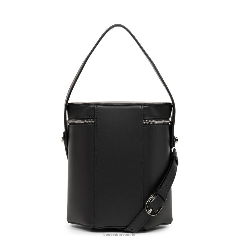 Women Box Bag Smooth Ruche 4J6H3718 Bag Noir Lancaster Paris