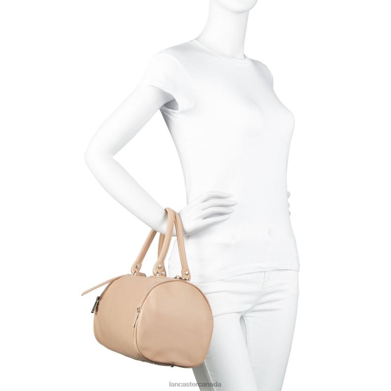Women Duffle Bag Soft Nappa 4J6H3696 Bag Cappuccino Lancaster Paris