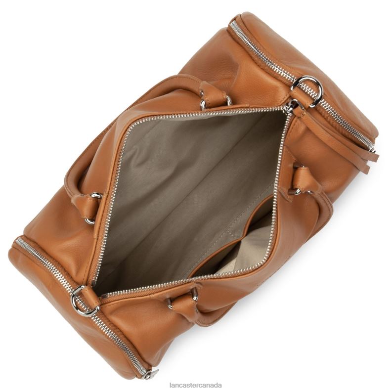 Women Duffle Bag Soft Nappa 4J6H3697 Bag Miel Lancaster Paris