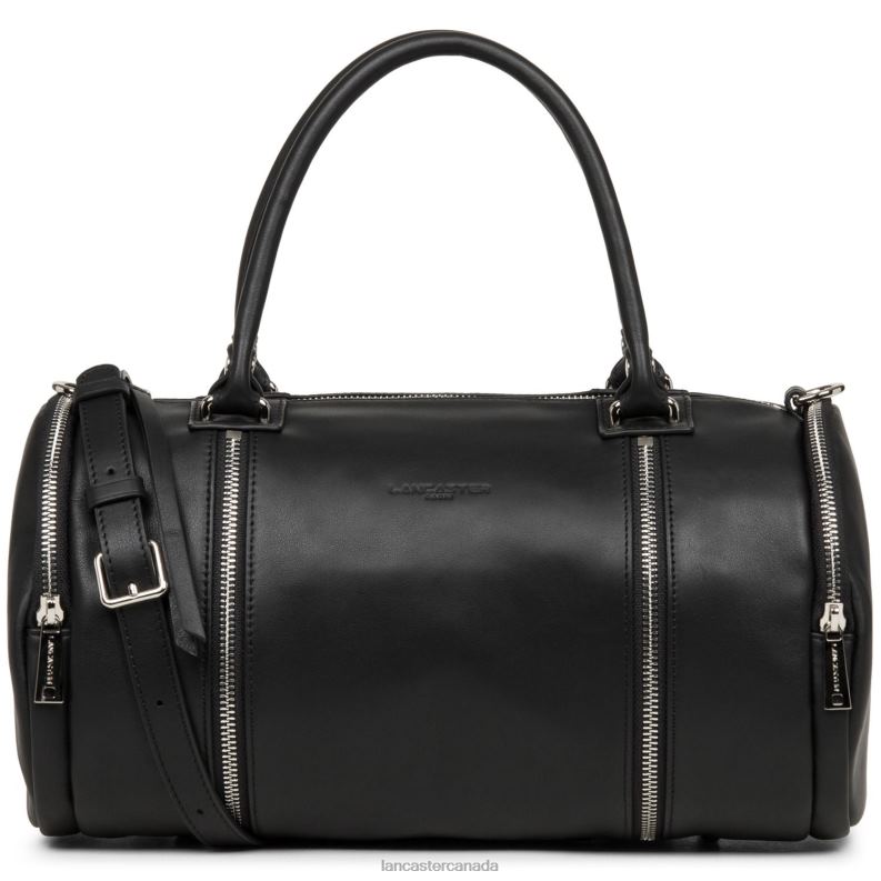 Women Duffle Bag Soft Vintage 4J6H3533 Bag Noir Lancaster Paris