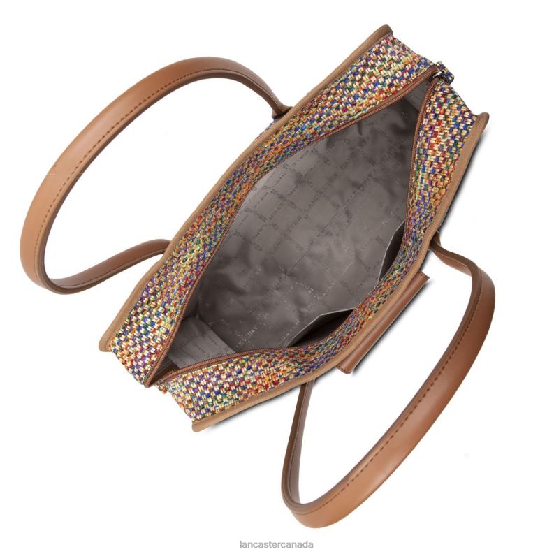 Women Handbag Actual Provencal 4J6H3632 Bag Camel Multi Lancaster Paris