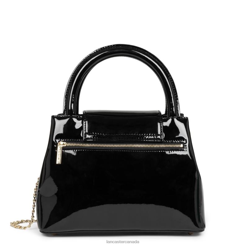 Women Handbag Carla Vernis 4J6H3191 Bag Noir-Vernis Lancaster Paris