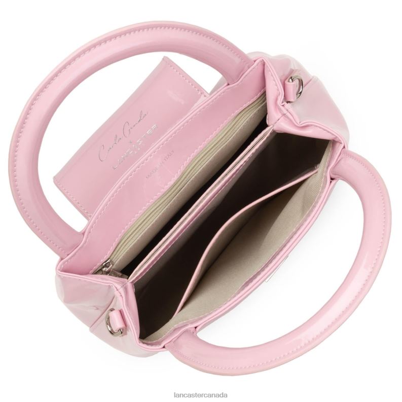 Women Handbag Carla Vernis 4J6H3192 Bag Rose-Vernis Lancaster Paris